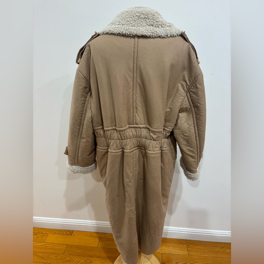 Great Jones Lined Sherpa Coat, Size: L - Picture 10 of 12